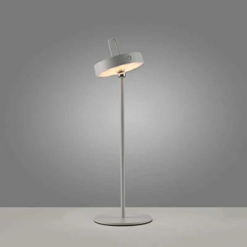 Luminaires Leuchten Direkt AMAG Lampe à poser LED Gris, 1 lumière