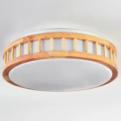Luminaires Scandinaves-hofstein Amarelos Plafonnier LED Écru, Blanc, 1 lumière