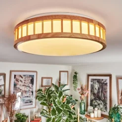 Luminaires Scandinaves-hofstein Amarelos Plafonnier, Panel LED Blanc, 1 lumière, Télécommandes