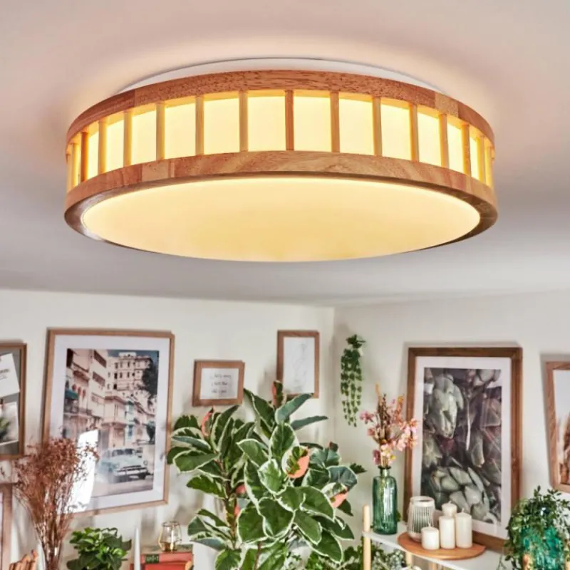 Luminaires Scandinaves-hofstein Amarelos Plafonnier, Panel LED Blanc, 1 lumière, Télécommandes