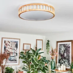 Luminaires Scandinaves-hofstein Amarelos Plafonnier, Panel LED Blanc, 1 lumière, Télécommandes