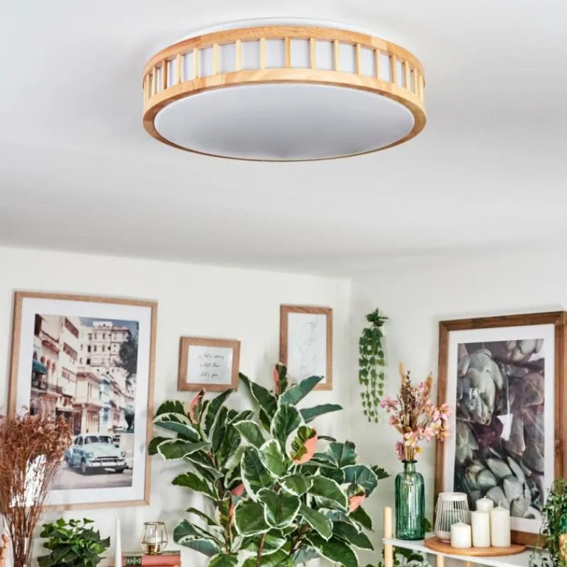 Luminaires Scandinaves-hofstein Amarelos Plafonnier, Panel LED Blanc, 1 lumière, Télécommandes