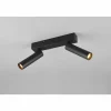 Luminaires Trio Ambala Spot de plafond LED Noir, 2 lumières* Spots Et Projecteurs