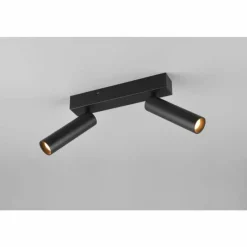 Luminaires Trio Ambala Spot de plafond LED Noir, 2 lumières* Spots Et Projecteurs