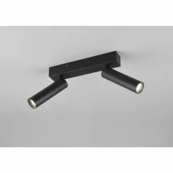 Luminaires Trio Ambala Spot de plafond LED Noir, 2 lumières* Spots Et Projecteurs