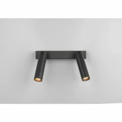 Luminaires Trio Ambala Spot de plafond LED Noir, 2 lumières* Spots Et Projecteurs