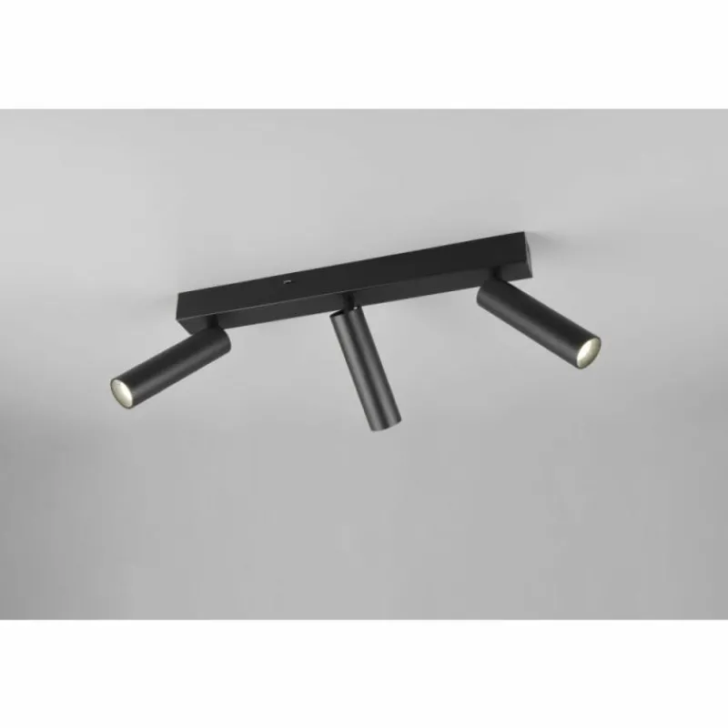 Luminaires Trio Ambala Spot de plafond LED Noir, 3 lumières* Éclairage Led