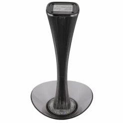 Suspension Verre Fumé-Luminaires Globo Lighting Ambra Lampe à poser LED Chrome, Fumée, Noir, 1 lumière