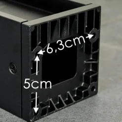 hofstein Amersfoort Prises électriques d'extérieur, Accessoire Noir