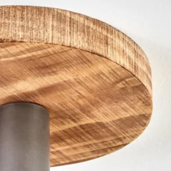 Luminaires Scandinaves-hofstein Amnicon Plafonnier Écru, Noir, 1 lumière