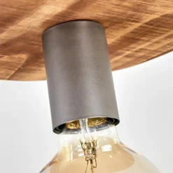Luminaires Scandinaves-hofstein Amnicon Plafonnier Écru, Noir, 1 lumière