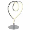 Luminaires Globo Lighting Amore Lampe à poser LED Chrome, 1 lumière* Éclairage Led