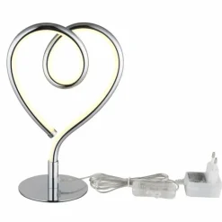 Luminaires Globo Lighting Amore Lampe à poser LED Chrome, 1 lumière* Éclairage Led