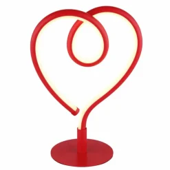 Luminaires Globo Lighting Amore Lampe à poser LED Rouge, 1 lumière* Éclairage Led