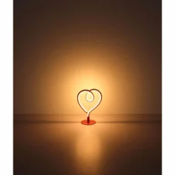 Luminaires Globo Lighting Amore Lampe à poser LED Rouge, 1 lumière* Éclairage Led