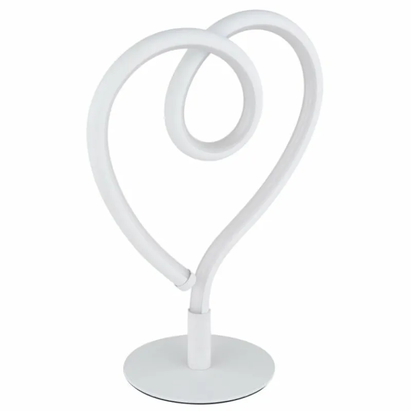 Luminaires Globo Lighting Amore Lampe à poser LED Blanc, 1 lumière* Éclairage Led