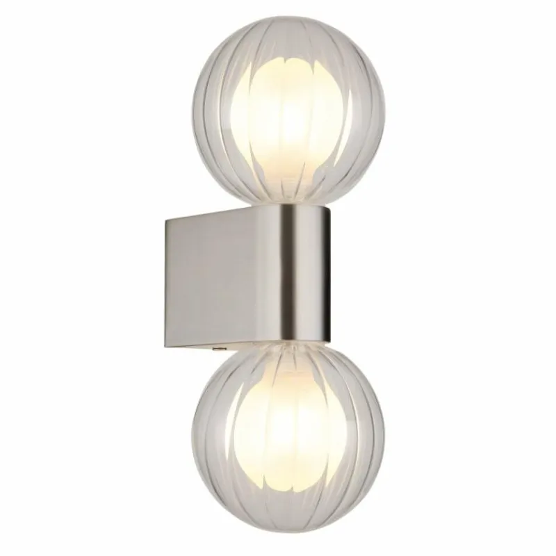 Luminaires Globo Lighting Ander Applique murale Gris, 2 lumières