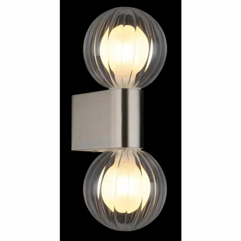 Luminaires Globo Lighting Ander Applique murale Gris, 2 lumières