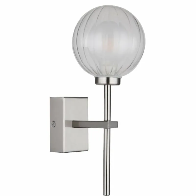Luminaires Globo Lighting Ander Applique murale Nickel mat, 1 lumière