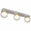 Luminaires Globo Lighting Ander Plafonnier Nickel mat, 3 lumières