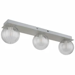 Luminaires Globo Lighting Ander Plafonnier Nickel mat, 3 lumières