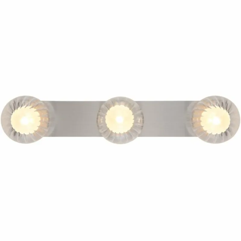 Luminaires Globo Lighting Ander Plafonnier Nickel mat, 3 lumières
