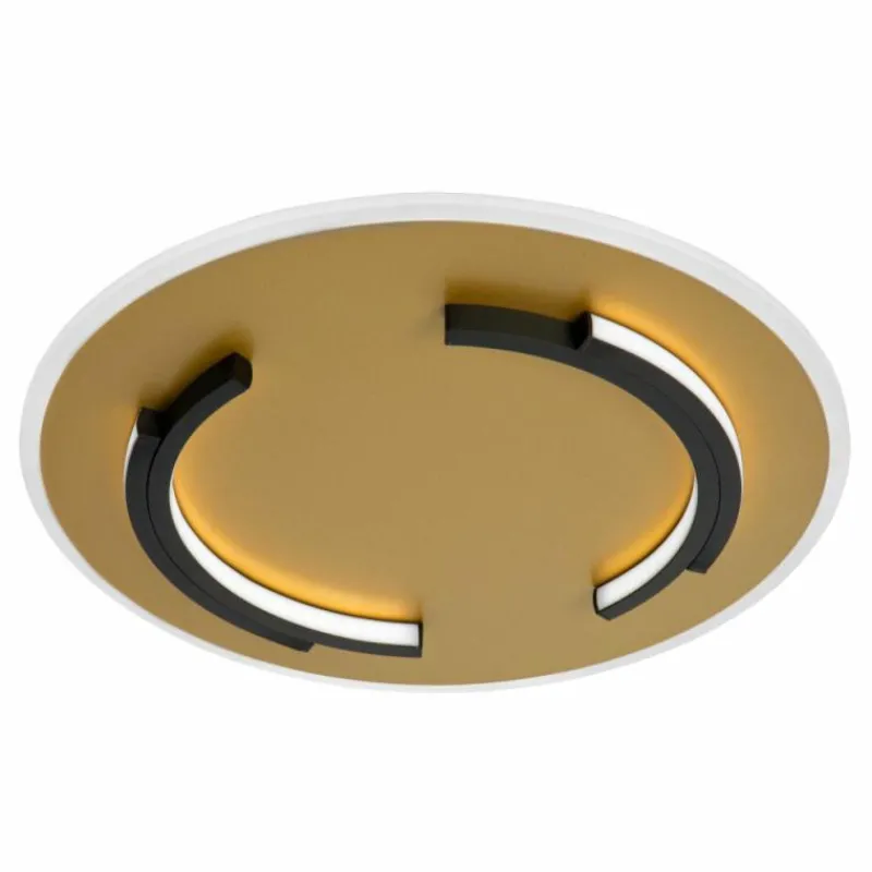 Lampes Dorées-Luminaires Lucide ANDREAS Plafonnier LED Or, 1 lumière