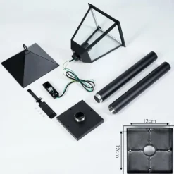 hofstein Anfei Eclairage de chemin Noir, 1 lumière