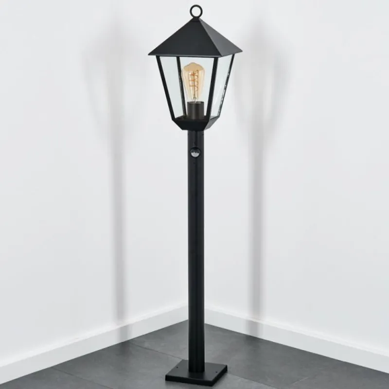 hofstein Anfei Eclairage de chemin Noir, 1 lumière, Détecteur de mouvement