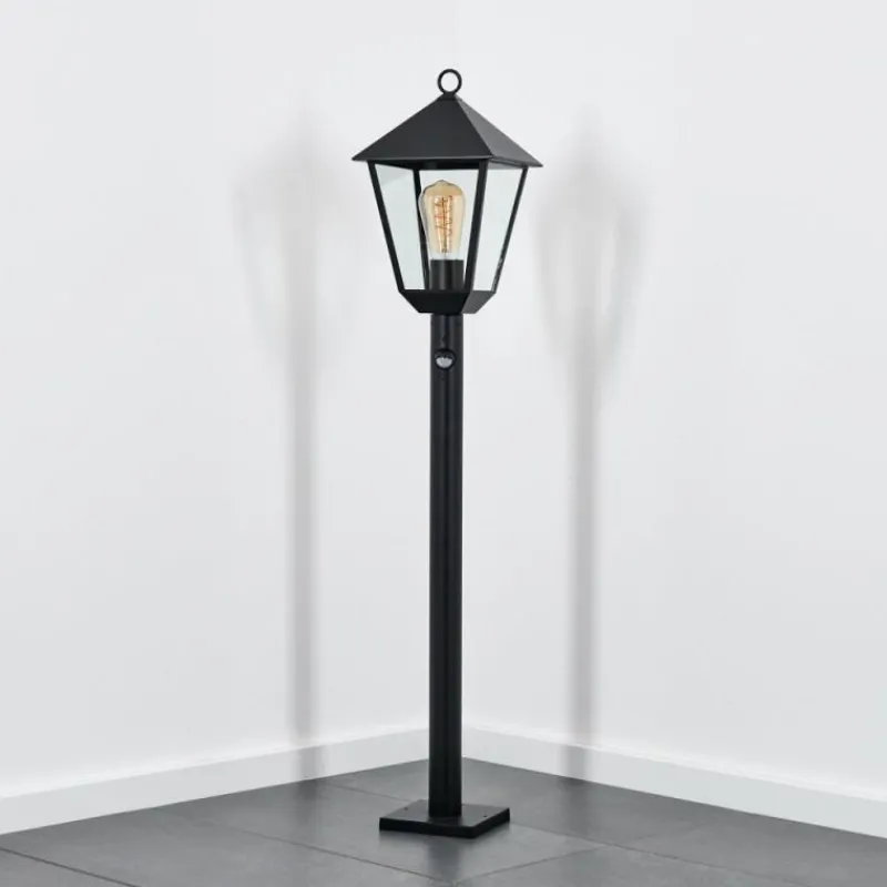 hofstein Anfei Eclairage de chemin Noir, 1 lumière, Détecteur de mouvement