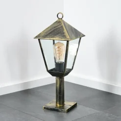 Lampes Dorées-hofstein Anfei Eclairage de chemin Brun, Or, 1 lumière