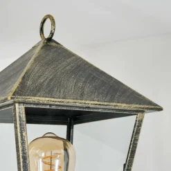 Luminaires Rustiques-hofstein Anfei Eclairage de chemin Or, Noir, 2 lumières