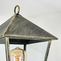 Luminaires Rustiques-hofstein Anfei Eclairage de chemin Or, Noir, 3 lumières