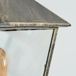 Lampes Dorées-hofstein Anfei Lampe murale d´extérieur Brun, Or, 1 lumière