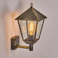 Lampes Dorées-hofstein Anfei Lampe murale d´extérieur Brun, Or, 1 lumière