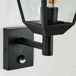 hofstein Anfei Lampe murale d´extérieur Noir, 1 lumière, Détecteur de mouvement
