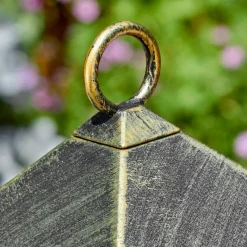 Luminaires Rustiques-hofstein Anfei Luminaire extérieur, Eclairage de chemin Brun, Or, 1 lumière