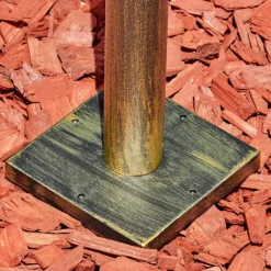 Luminaires Rustiques-hofstein Anfei Luminaire extérieur, Eclairage de chemin Brun, Or, 1 lumière