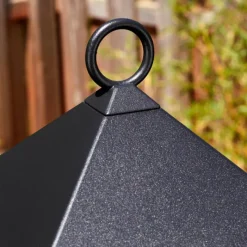 Luminaires Rustiques-hofstein Anfei Luminaire extérieur, Réverbère, Eclairage de chemin Noir, 1 lumière