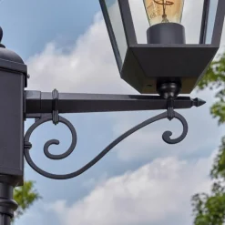 Luminaires Rustiques-hofstein Anfei Luminaire extérieur, Réverbère, Eclairage de chemin Noir, 3 lumières