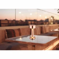 Luminaires Globo Lighting Angelika Lampe à poser LED Cuivre, 1 lumière* Éclairage Led