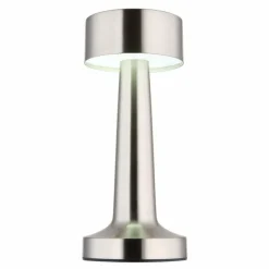 Luminaires Globo Lighting Angelika Lampe à poser LED Nickel mat, 1 lumière* Lampes À Poser