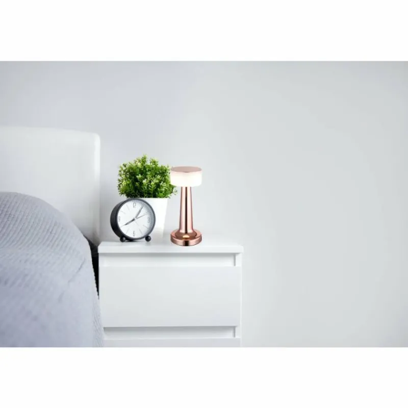 Luminaires Globo Lighting Angelika Lampe à poser LED Cuivre, 1 lumière* Lampes À Poser