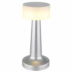 Luminaires Globo Lighting Angelika Lampe à poser LED Nickel mat, 1 lumière* Éclairage Led