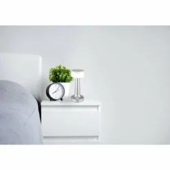 Luminaires Globo Lighting Angelika Lampe à poser LED Nickel mat, 1 lumière* Éclairage Led