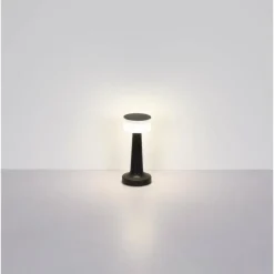 Luminaires Globo Lighting Angelika Lampe à poser LED Noir, 1 lumière* Éclairage Led