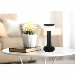 Luminaires Globo Lighting Angelika Lampe à poser LED Noir, 1 lumière* Éclairage Led