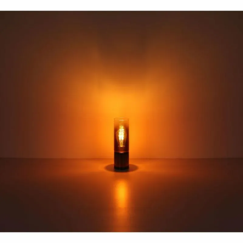 Luminaires Globo Lighting Annika Lampe à poser Chrome, Noir, 1 lumière