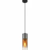 Luminaires Globo Lighting Annika Suspension Noir, 1 lumière