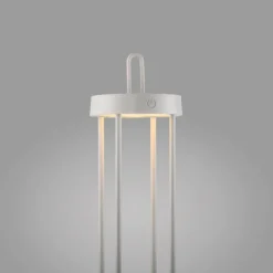 Luminaires Leuchten Direkt ANSELM Lampadaire LED Blanc, 1 lumière